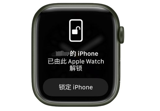 类乌齐苹果手机维修分享用 AppleWatch 解锁配备面容 ID 的 iPhone方法 