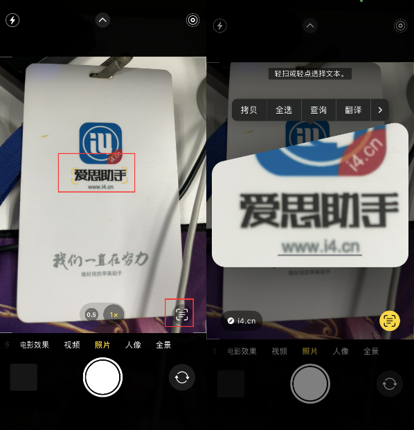 类乌齐苹果手机维修分享升级iOS 16后如何通过相机翻译文本 