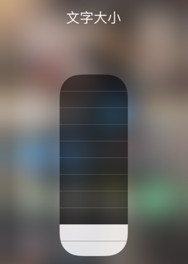 类乌齐苹果手机维修分享小技巧：在 iPhone 控制中心快速调节字体大小 